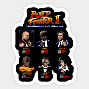 Pulp Fighter II Sticker